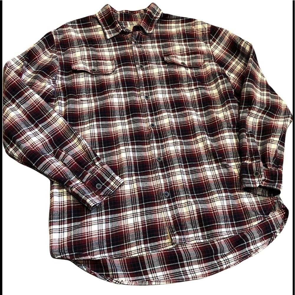 Jachs Plaid Flannel Button Up Shirt